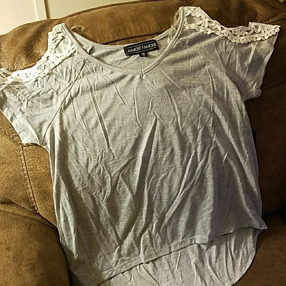Almost Famous Cold Shoulder Shirt